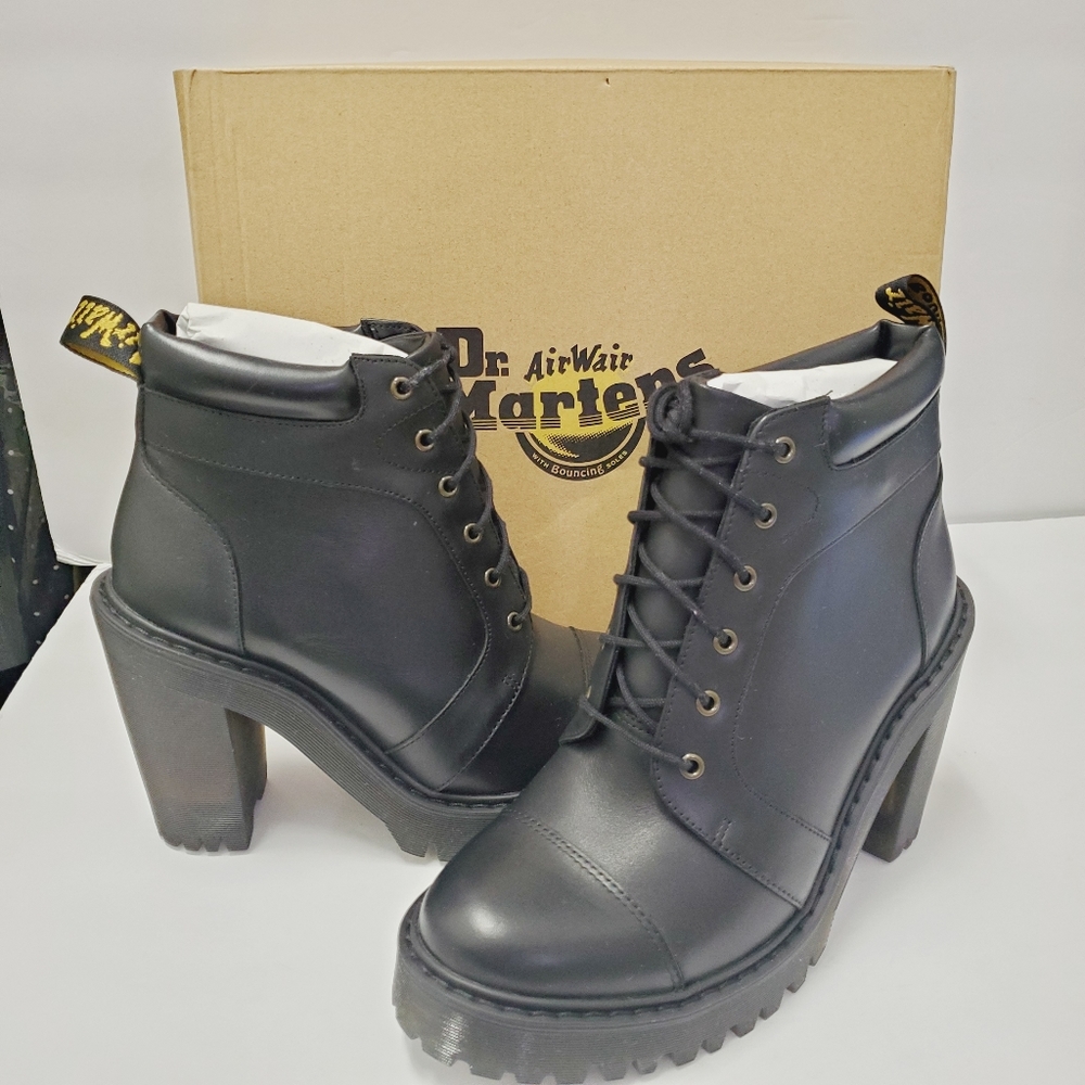 Dr. Martens Women's Averil Fashion Black Boots - Picture 10 of 11